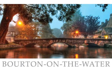 PWD538 - Carte postale du pont de Bourton-on-the-Water