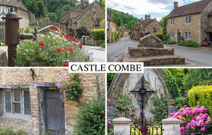 PWD546 - Carte postale de montage de Castle Combe