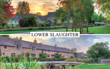 PWD549 - Carte postale de Lower Slaughter Gloucestershire