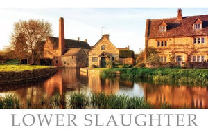PWD552 - Lower Slaughter Gloucestershire Postcard