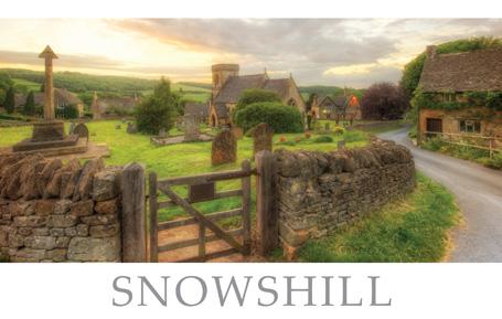 PWD554 - Carte postale des Cotswolds de Snowshill