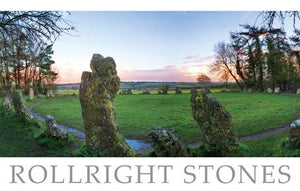 PWD572 - Rollright Stones, Cotswolds Postcard