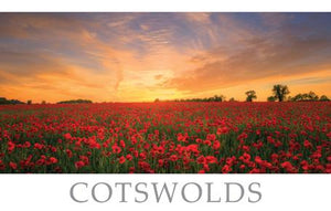 PWD575 - The Cotswolds Skies Postcard