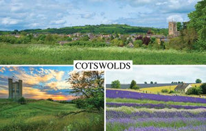 PWD583 - Cotswolds Trio Postcard