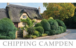 PWD587 - Chipping Camden Thatched Cottage Postcard