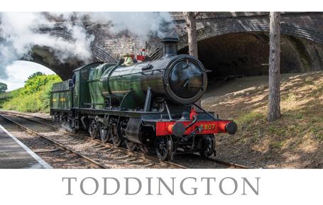 PWD593 - Carte postale du chemin de fer Toddington Gloucestershire Warwickshire