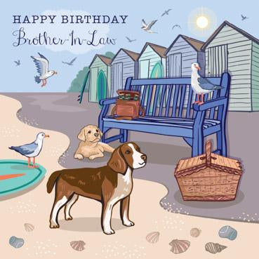 SAS130 - Happy Birthday Brother-in-Law Greeting Card