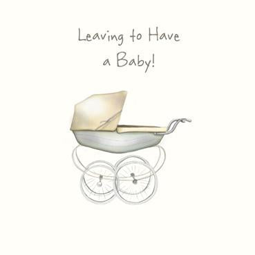 SP105 - Leaving to Have a Baby Greeting Card