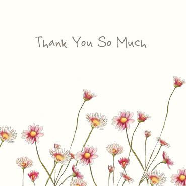 SP115 - Thank You So Much (Daisies) Greeting Card