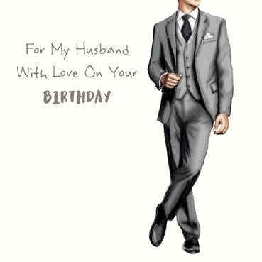 SP137 - Carte d'anniversaire pour mon mari