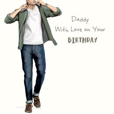SP138 - Daddy With Love Birthday Card