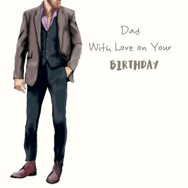 SP139 - Dad With Love Birthday Card
