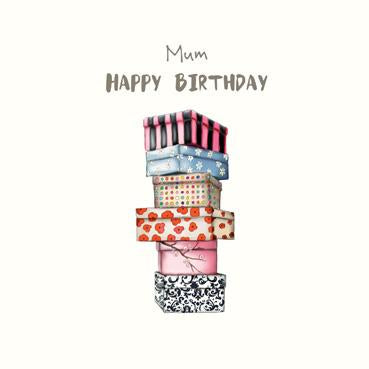 SP143 - Carte d'anniversaire Joyeux anniversaire maman (cadeaux)