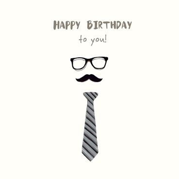 SP144 - Happy Birthday (Tie and Glasses)