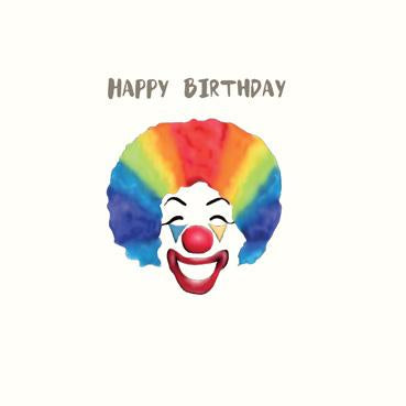 SP146 - Joyeux anniversaire (Clown) Carte de vœux