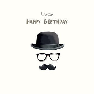 SP152 - Uncle Happy Birthday (Hat and Glasses) Birthday Card