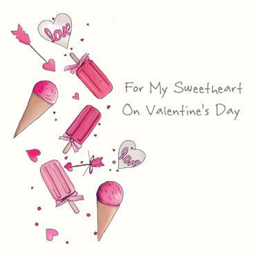 SP163 - For My Sweetheart Valentines Card