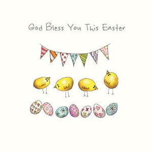 SP166 - Que Dieu vous bénisse cette carte de vœux de Pâques