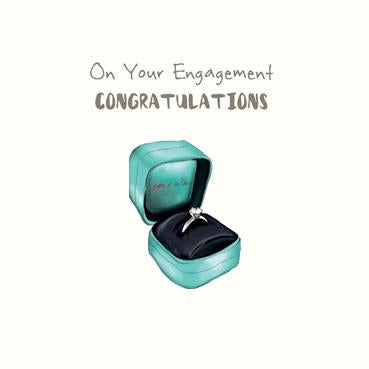SP172 - On Your Engagement (Ring) Greeting Card