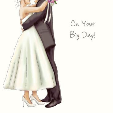 SPS803 - On Your Big Day Special Greeting Card (With Adornments)