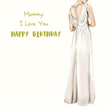SPS810 - Mummy I Love You Birthday Card (With Adornments)
