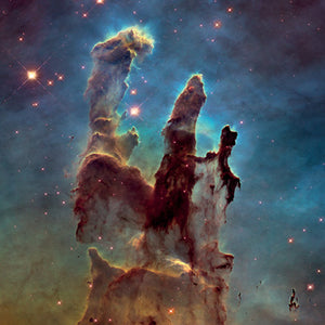 TFF104 - Carte de vœux photographique M16 Eagle Nebula NASA (6 cartes)