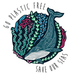 TW102 - Go Plastic Free Sauvez nos mers Carte de vœux