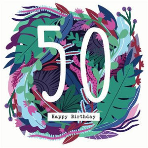 YBD104 - Carte de vœux 50e anniversaire